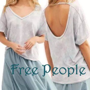 Free People NWT We The Free All Mine Tie Dye Shirt Open Back S